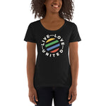 Load image into Gallery viewer, Unity Ladies Scoop Neck T-Shirt - liveloveunited.com
