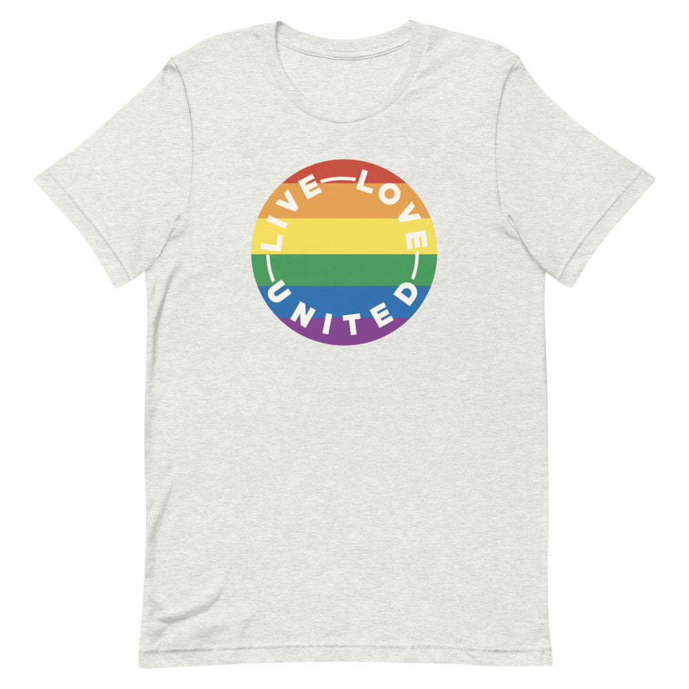 Pride Short-Sleeve Unisex T-Shirt - liveloveunited.com