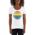 Load image into Gallery viewer, Pride Ladies Scoop neck T-Shirt - liveloveunited.com
