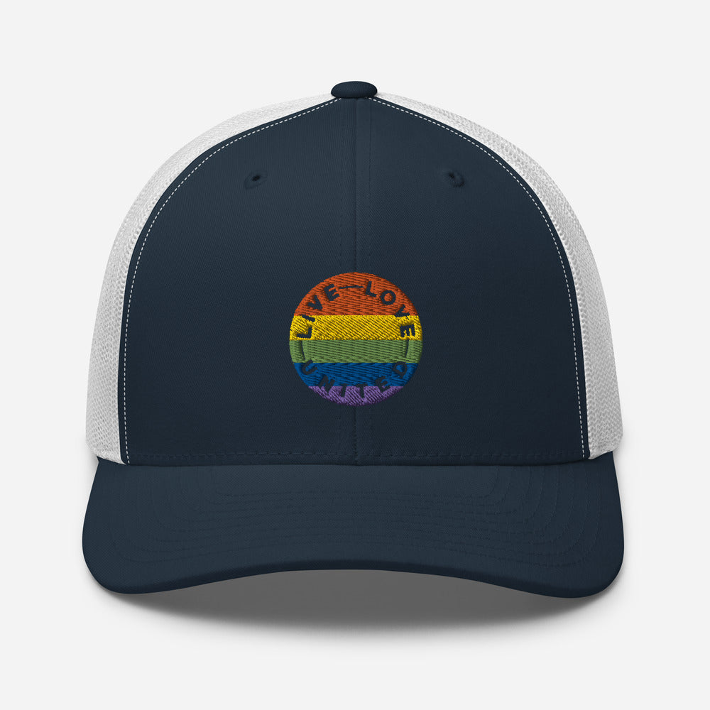 Pride Trucker Cap - liveloveunited.com